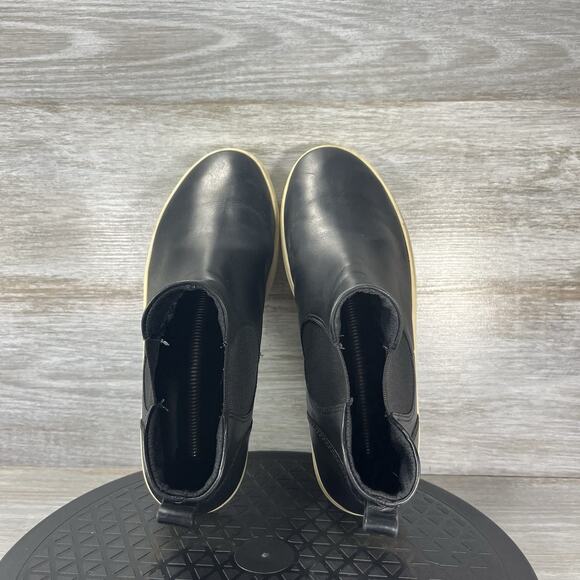 Ecco Women’s Soft 7 Black Leather Chelsea Boots Size EU 39 US 8.5 - Picture 8 of 15